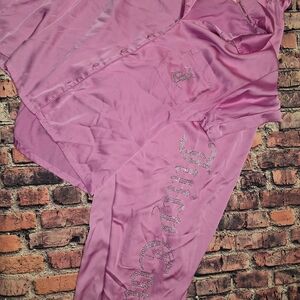 Pink Satin Pajama Set